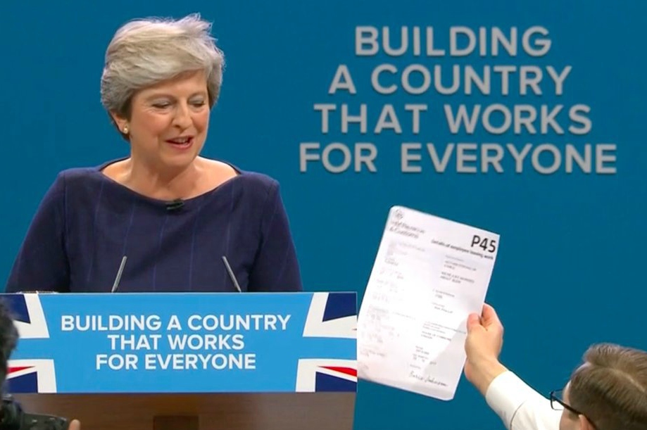 Theresa May P45