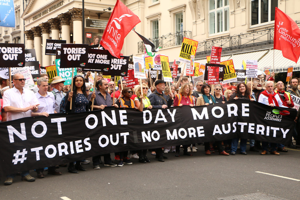 Tories out no more austerity