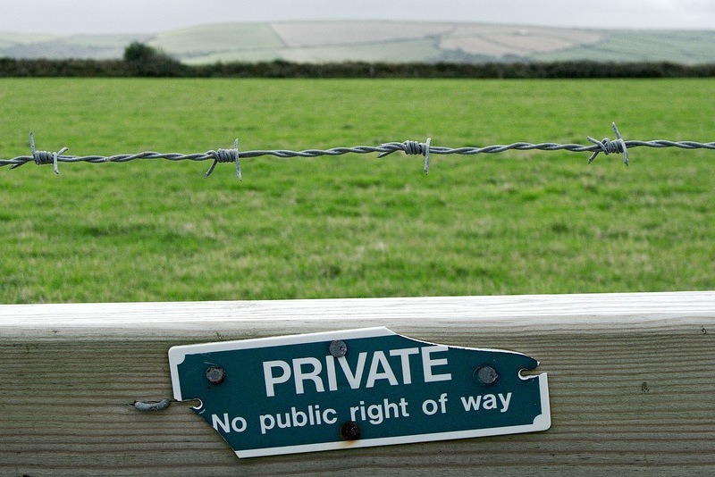 Private land UK