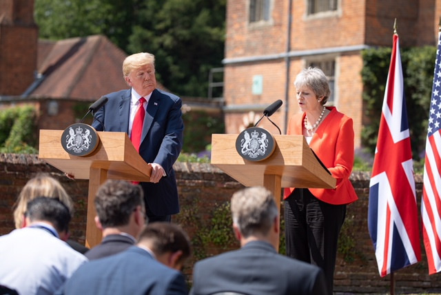 Trump visit chequers