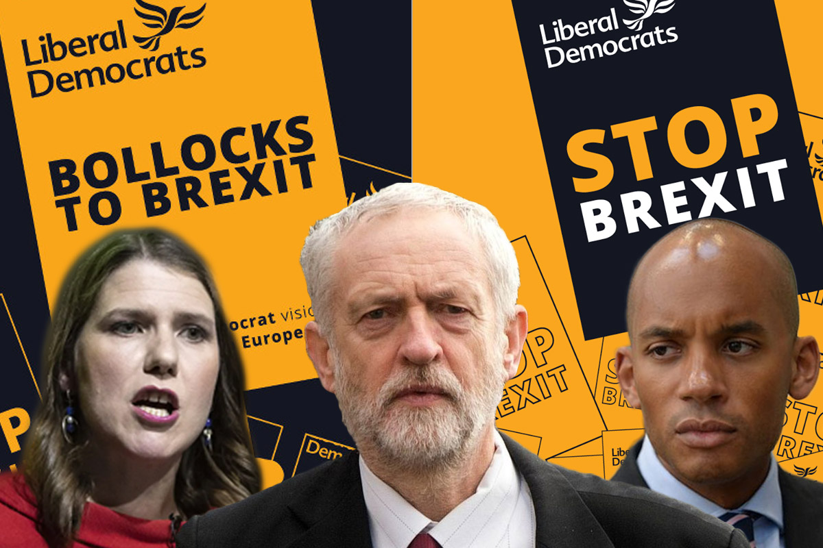 Corbyn Lib Dems Labour Remain