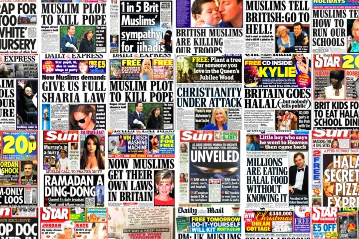 Islamophobia newspapers