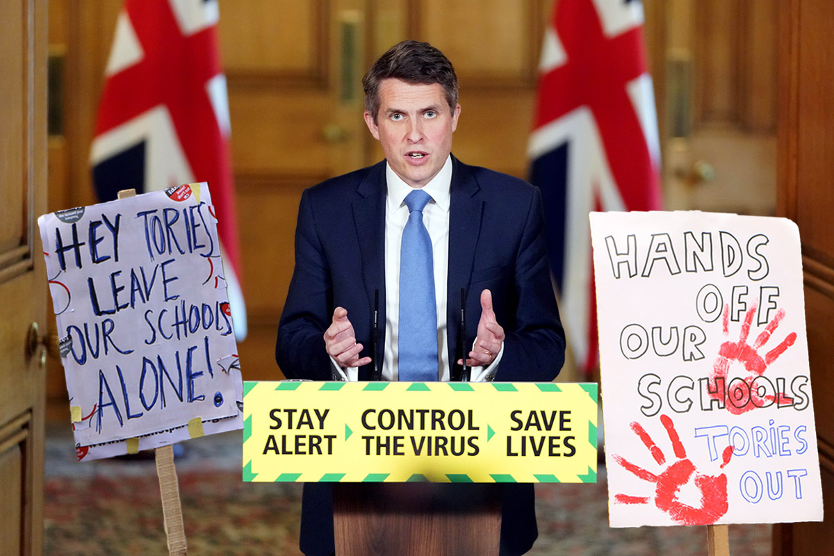 Gavin Williamson vs teachers