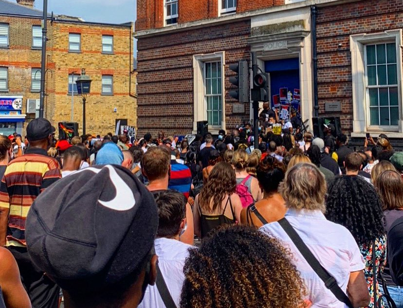 tottenham police racism demo 2