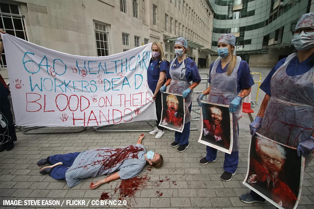 Blood on their hands Tories
