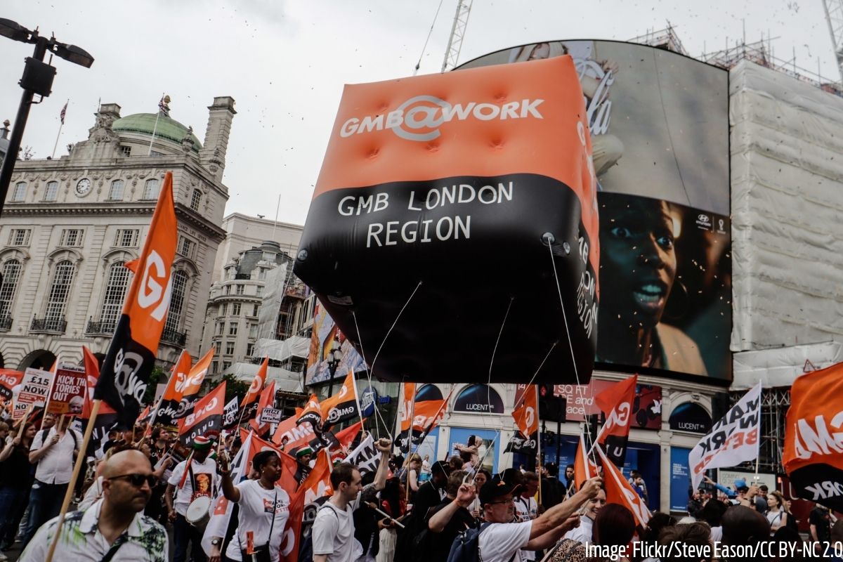 GMB TUC Demo Steve Eason