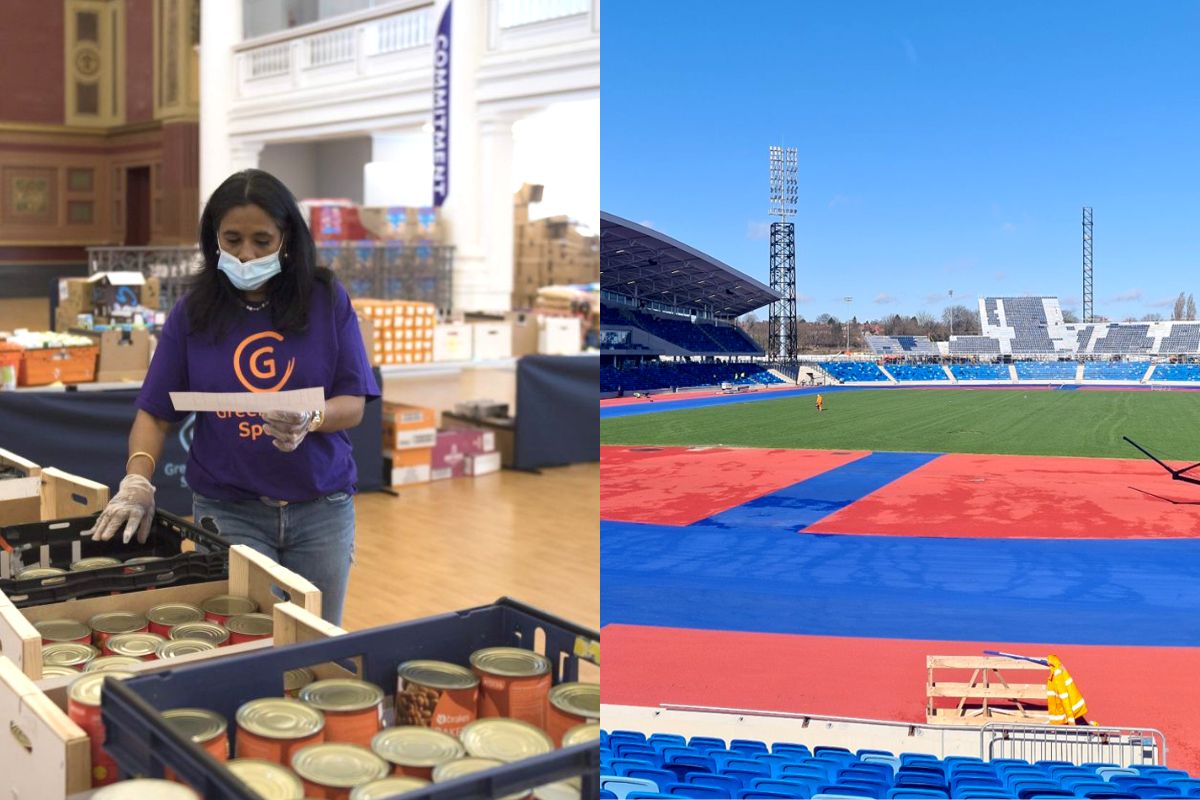 food bank vs commonwealth games