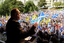 Alex Salmond independence rally