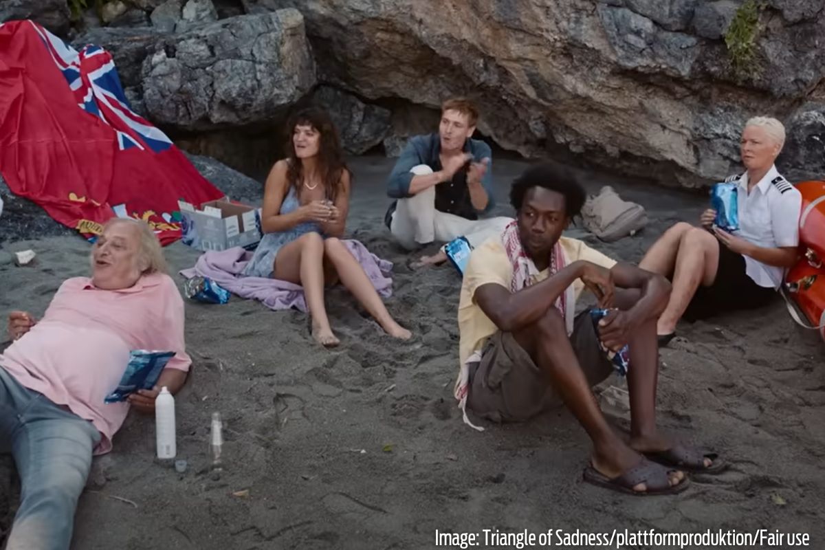 Triangle of Sadness shipwrecked