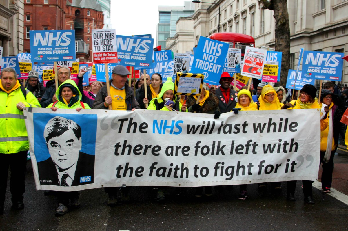 NHS demo London Feb 2018