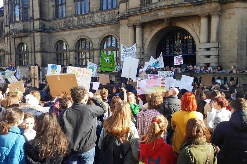 Climate strike Feb 2019 Sheffield