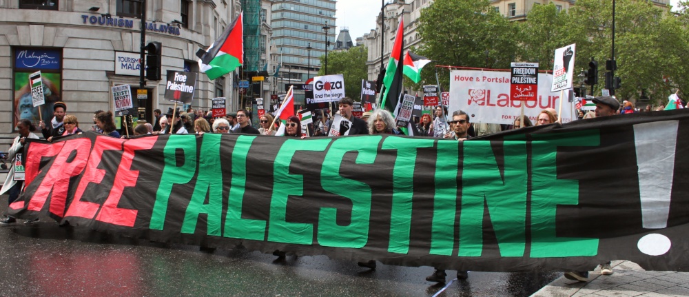 Free Palestine demo 2 May 2019