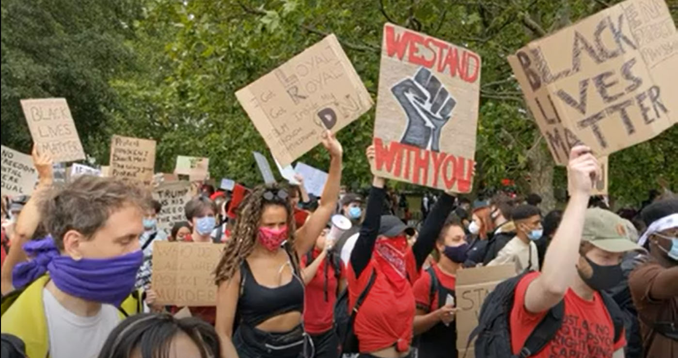 We stand with George Floyd