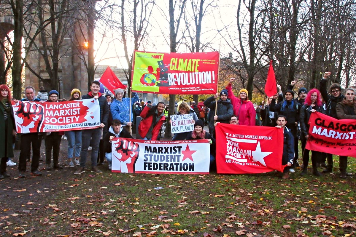 Climate demo Glasgow