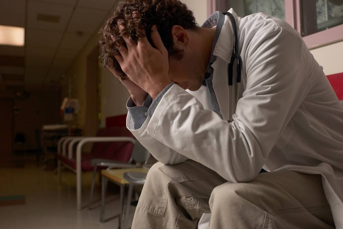Stressed Doctor