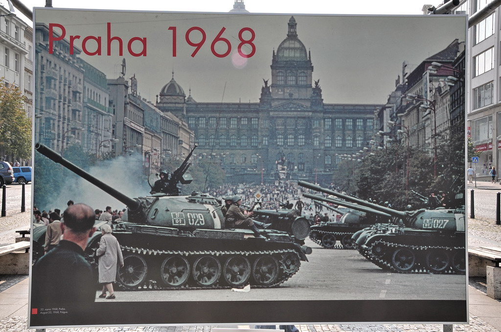 Prague 1968 tank photo