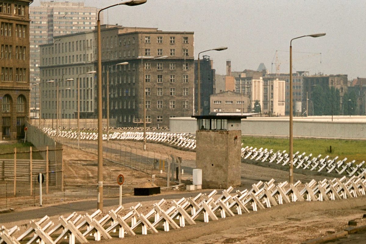 Berlin Wall death strip 1977