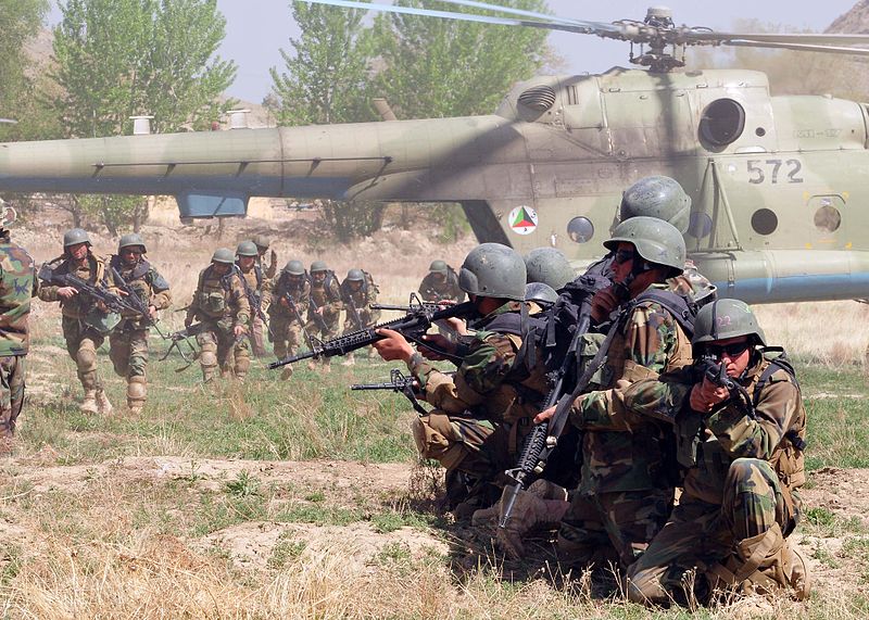 Afghan troops Image public domain