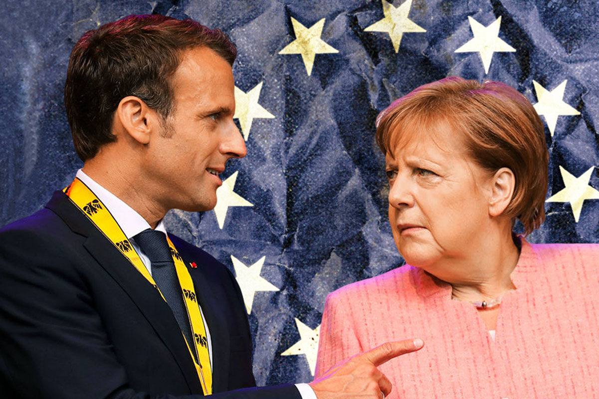 Merkel Macron EU