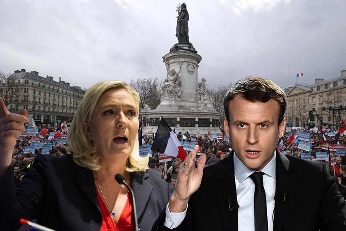 Le Pen Macron