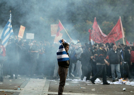 Greece revolution wide