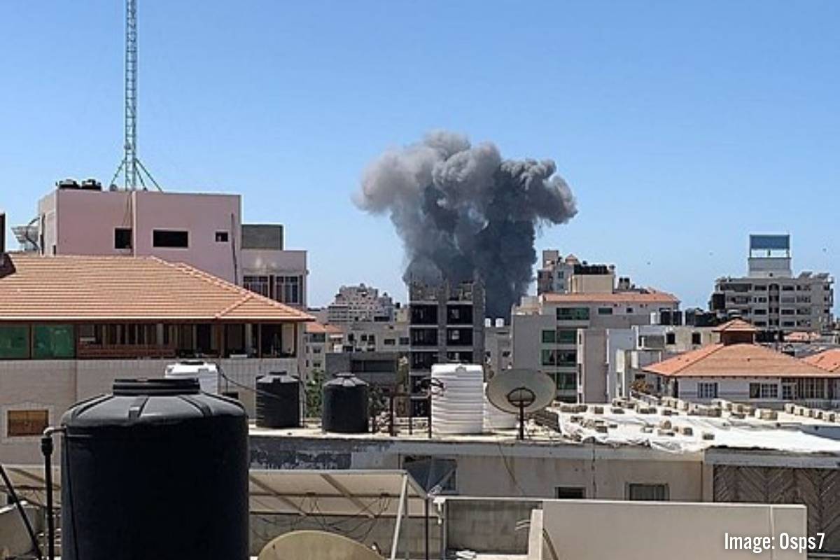The Israeli bombing of Gaza Image Osps7