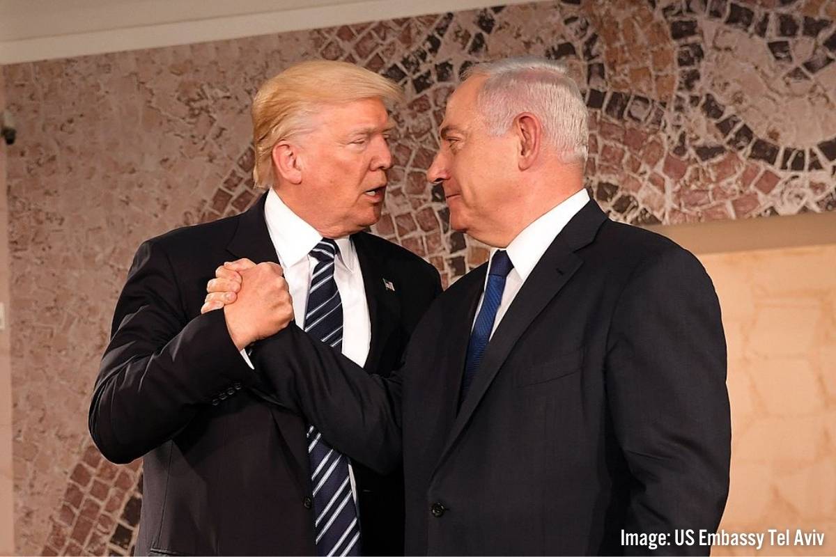 Netanyahu Image U S Embassy Tel Aviv