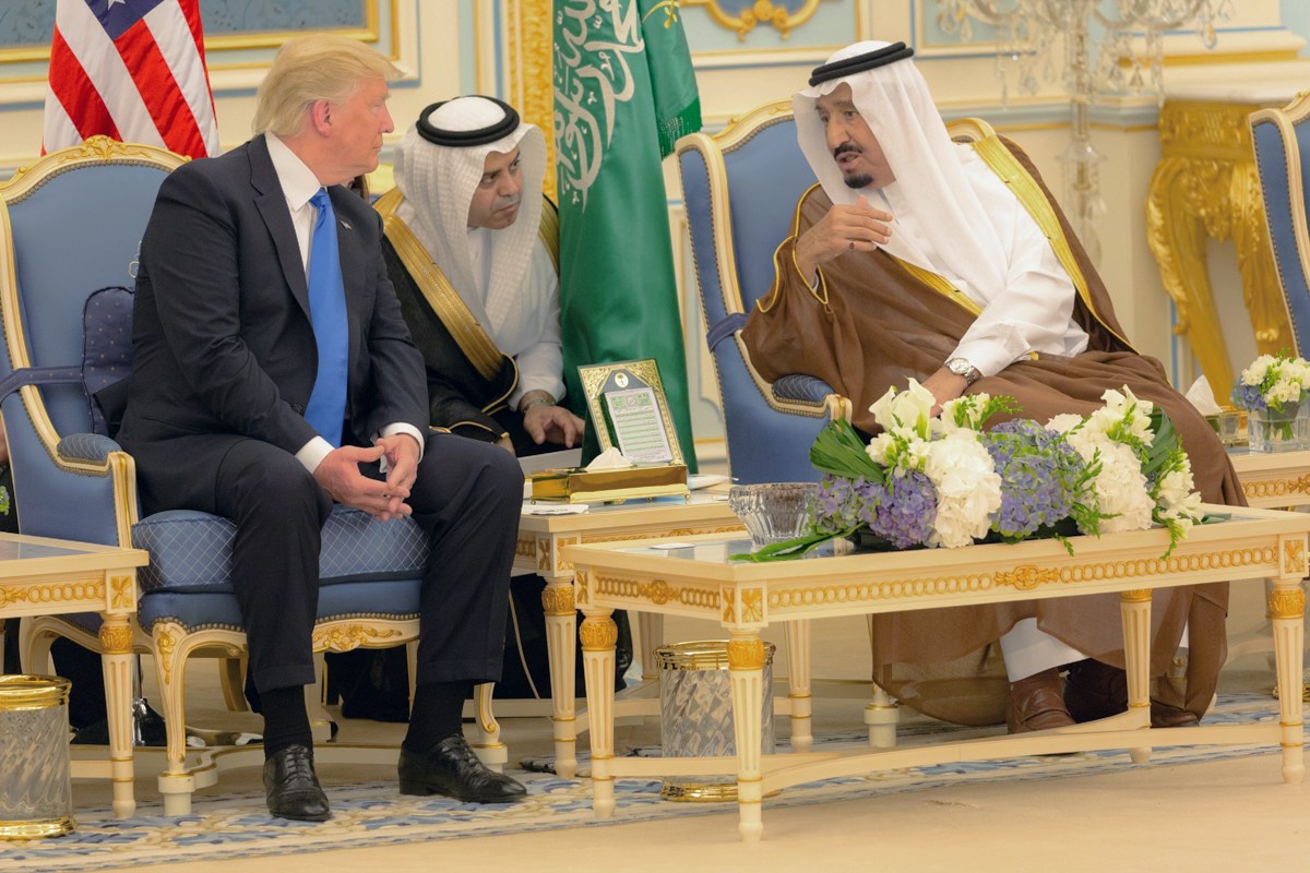 Trump King Salman Saudi Arabia