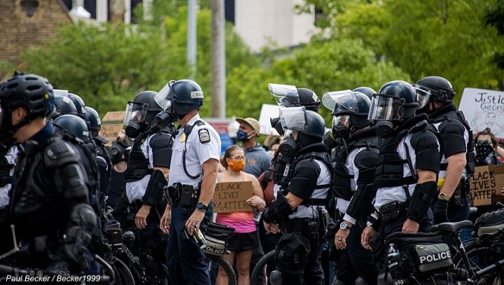 US Police BLM