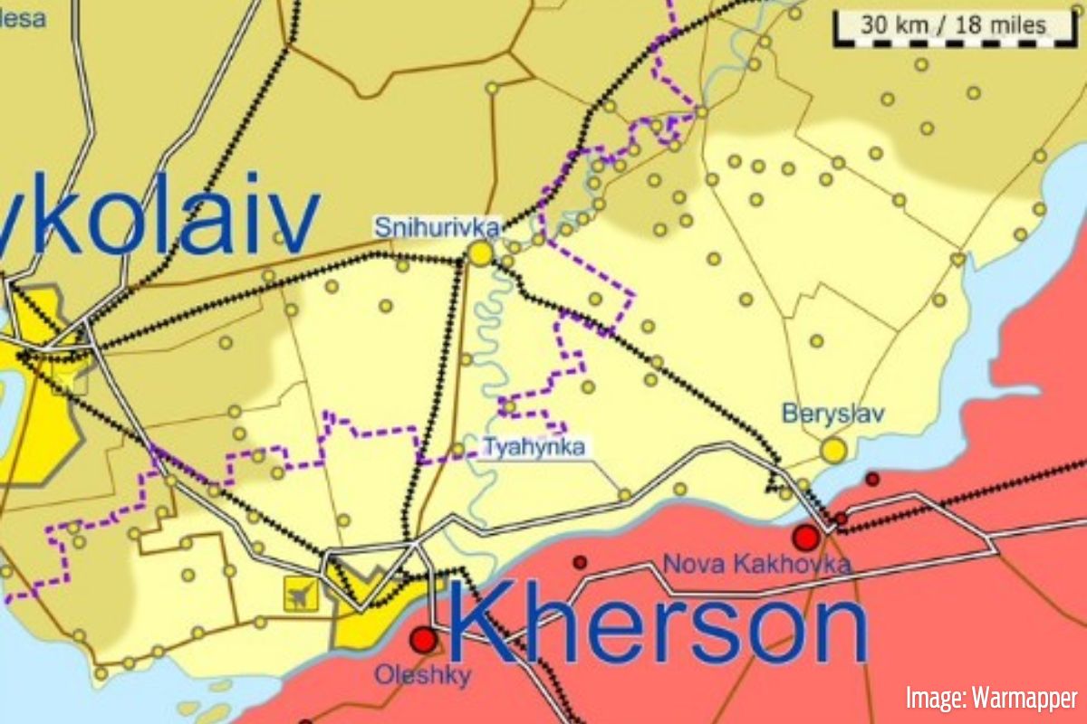 Kherson map
