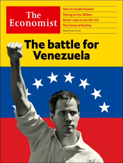 Guaido Economist front cover