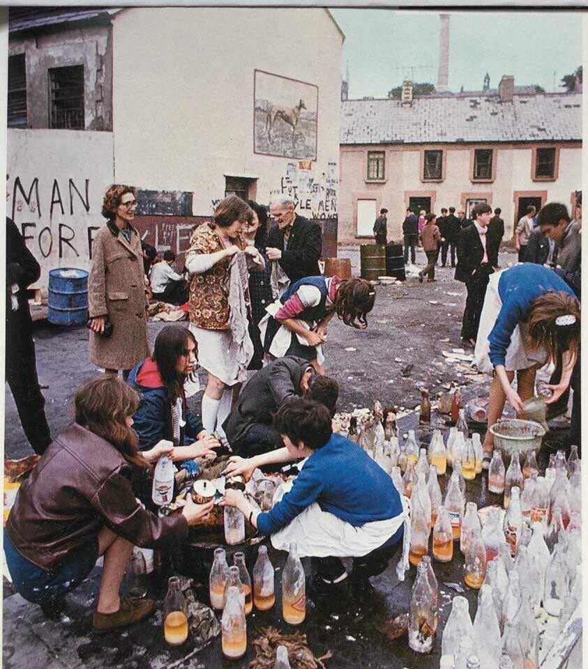 Battle of Bogside molotov cocktails