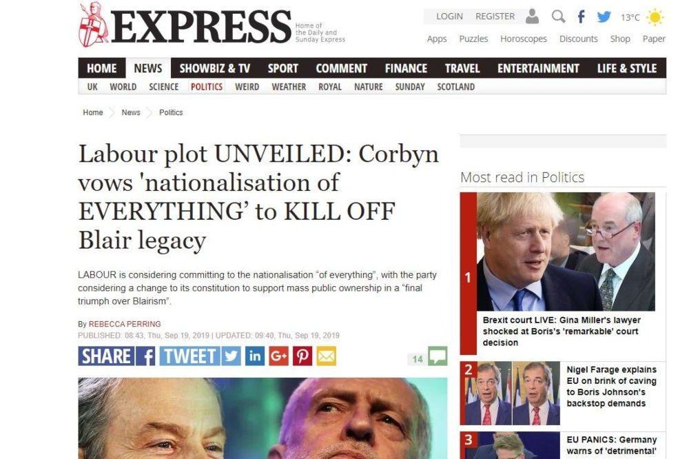 Express article Sept 2019