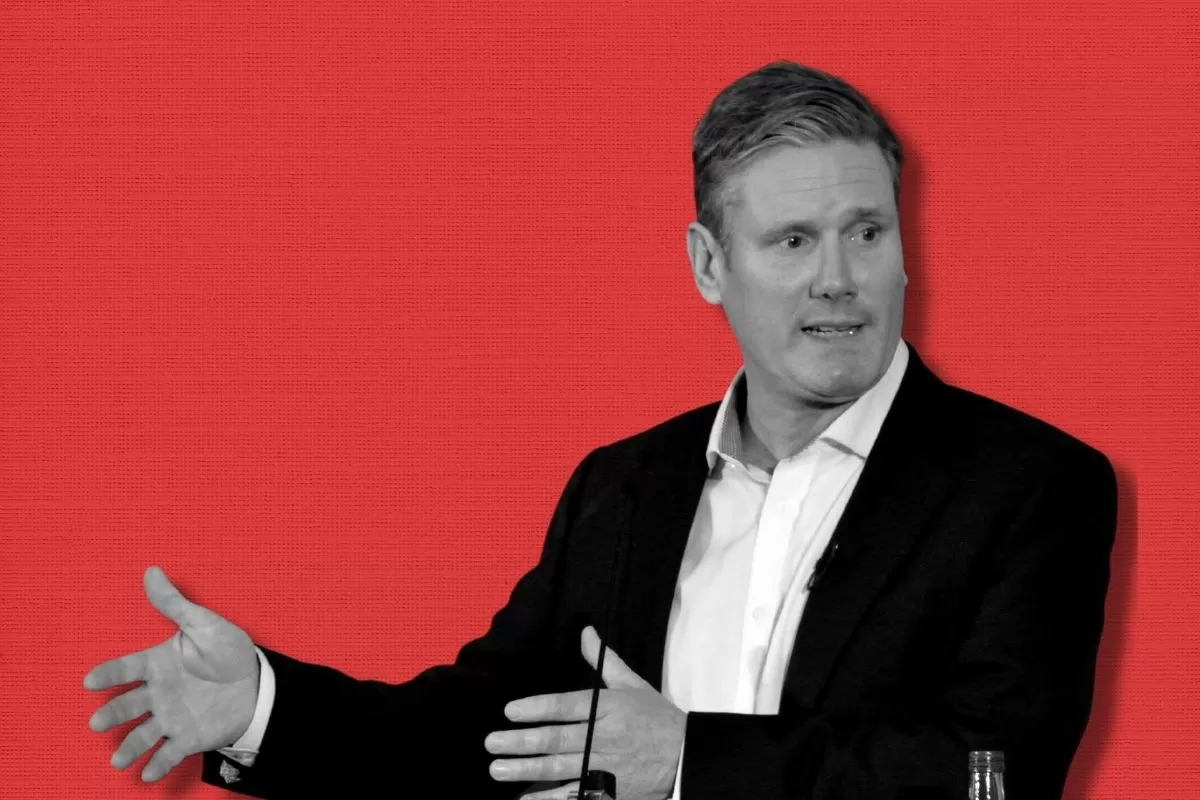 Starmer Red Background