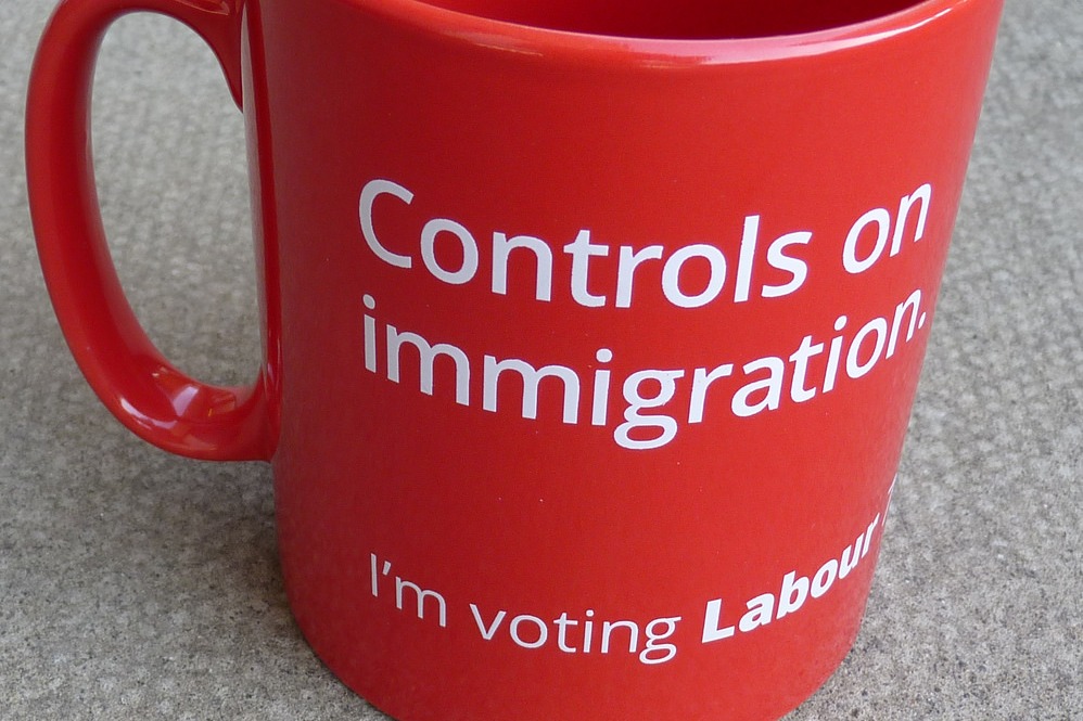 controls on immigration mug