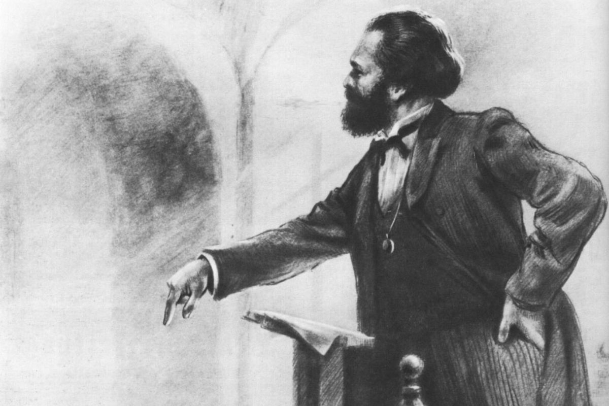 Marx addressing 1st International 1200x800