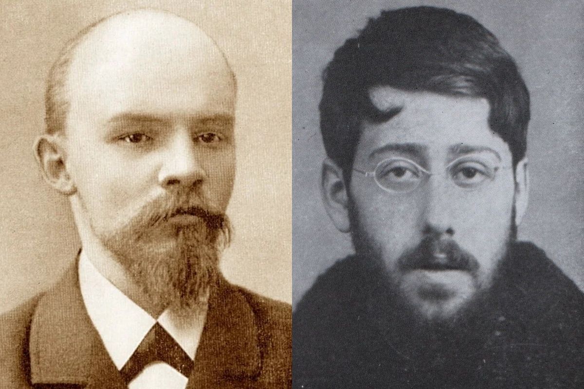 Lenin and Martov 1903 1