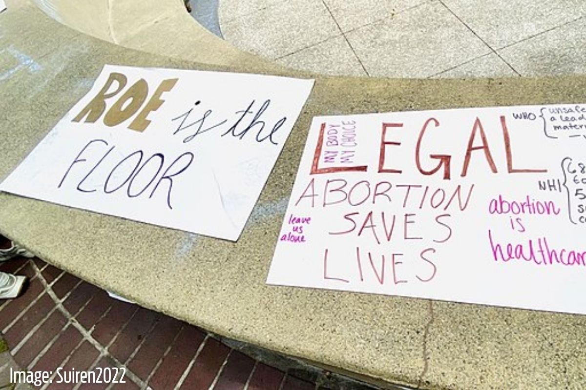 Abortion placards