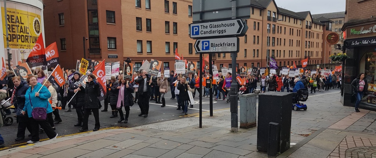 Glasgow council strike Oct 2018 3