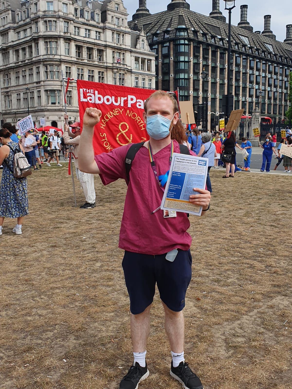 NHS pay15 demo london2