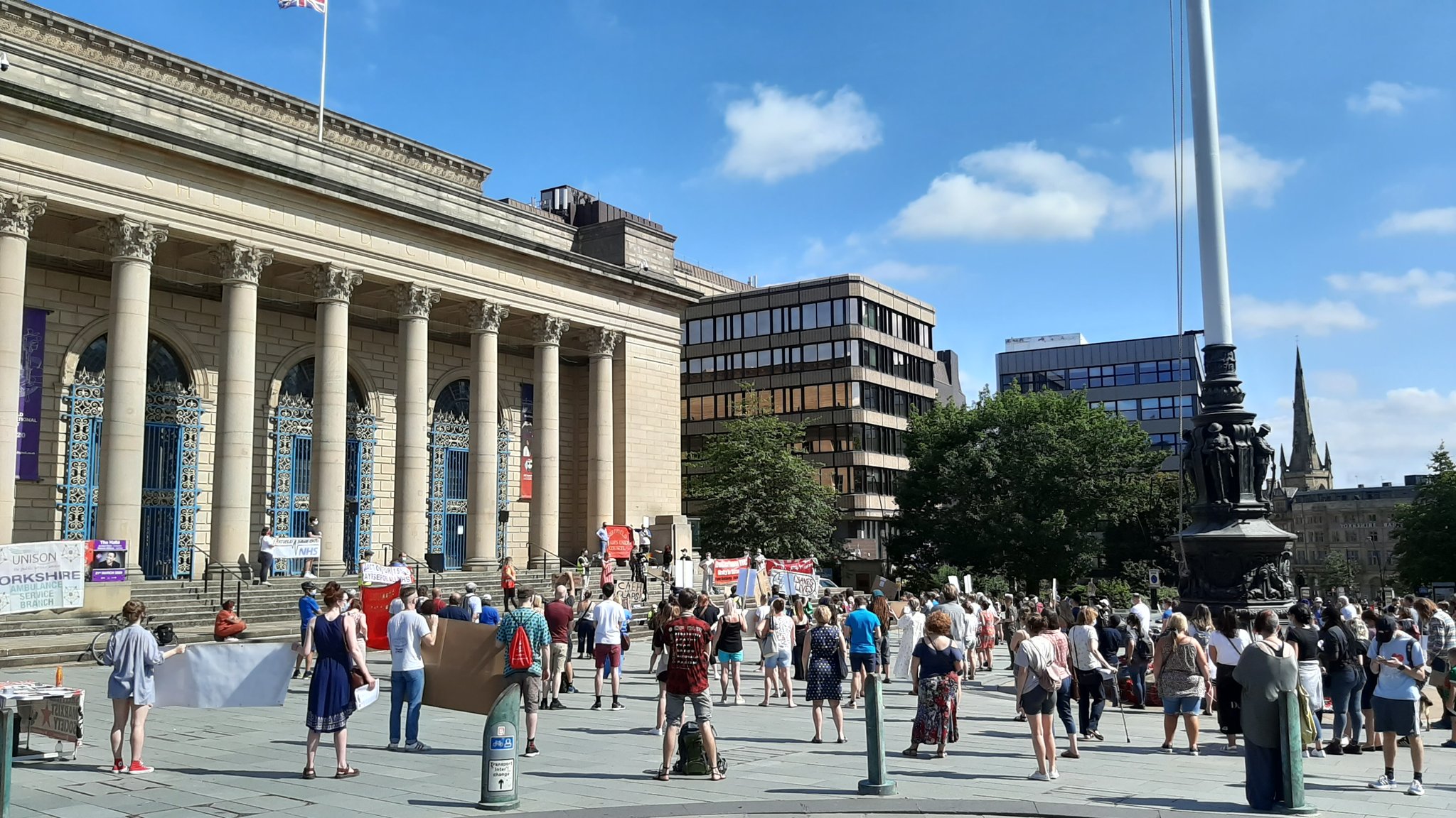 NHS pay15 demo sheff