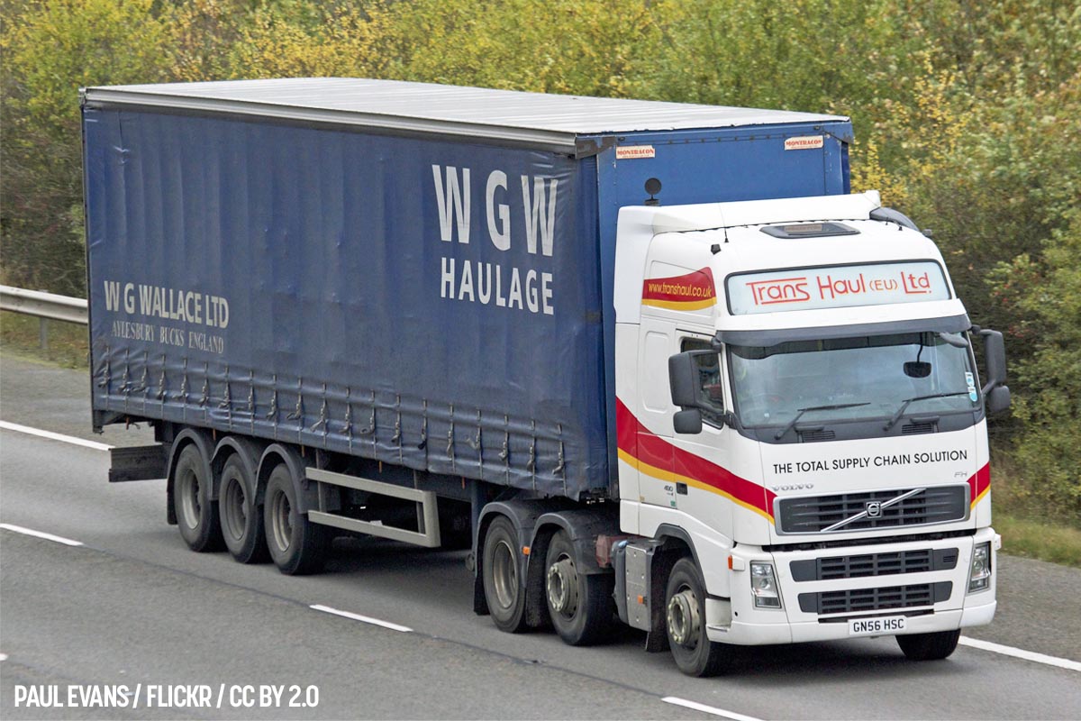 Haulage lorry strike