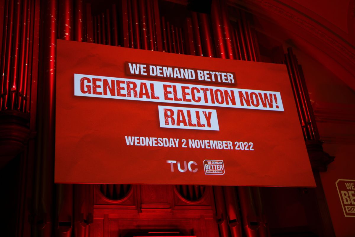 Tuc general election rally