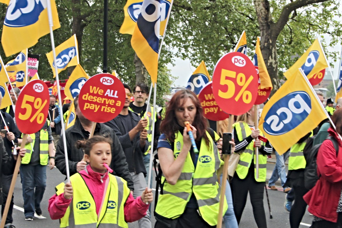 PCS pay rise