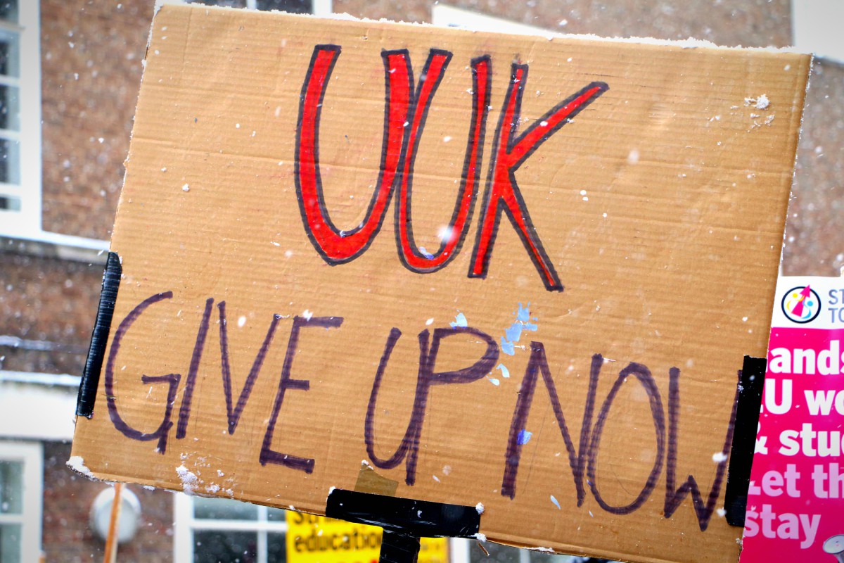 UUK give up now