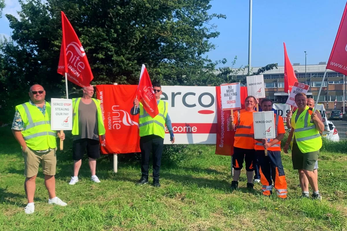 Bexley bin strike Serco