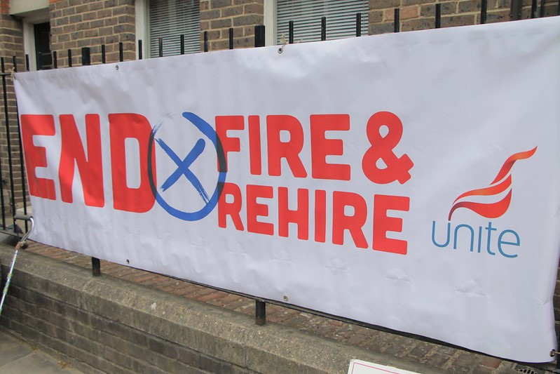 Fire and rehire unite