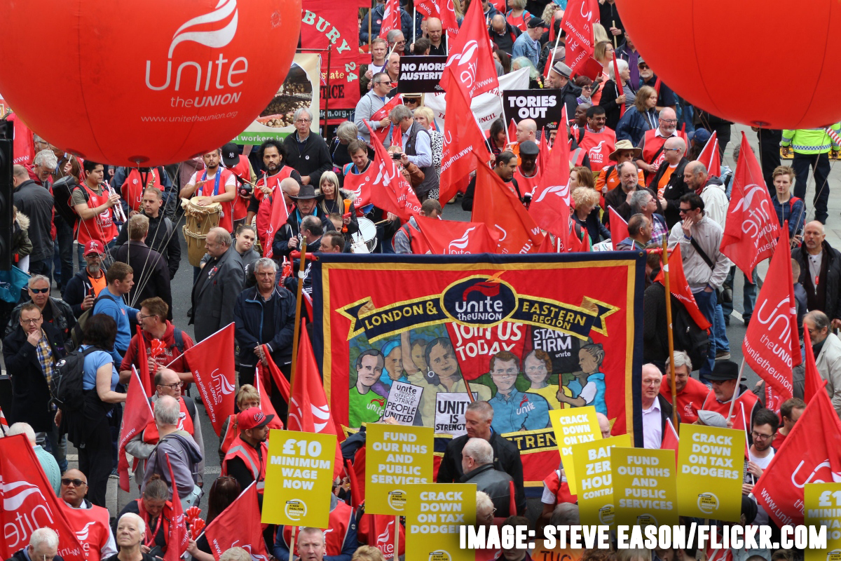 Unite protest