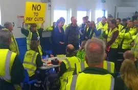 no to pay cuts