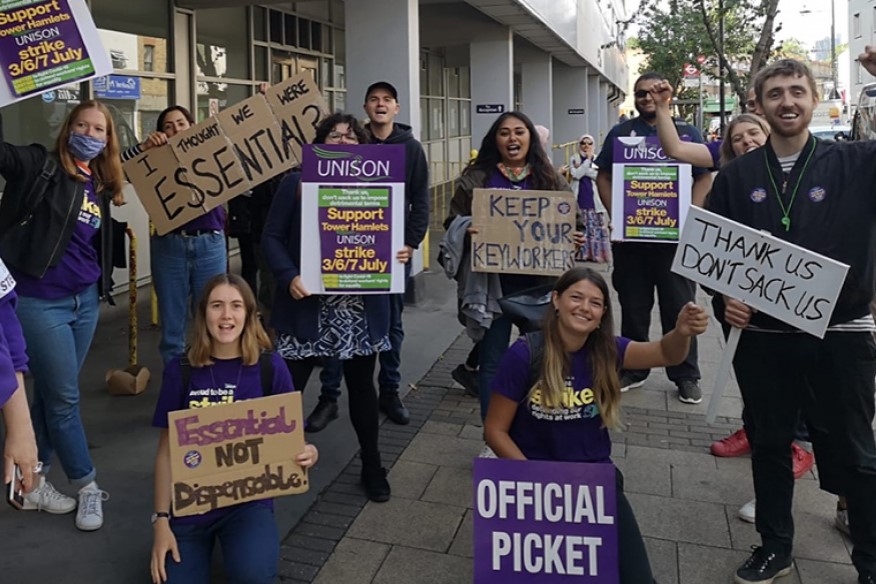 tower hamlets strike1